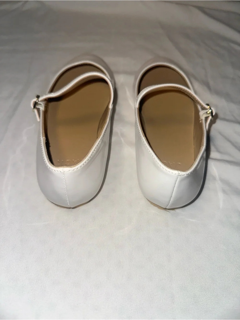 Janie and Jack White Patent Mary Jane Girls Dress Shoes